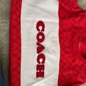 Coach Vibrant Red Knitwear